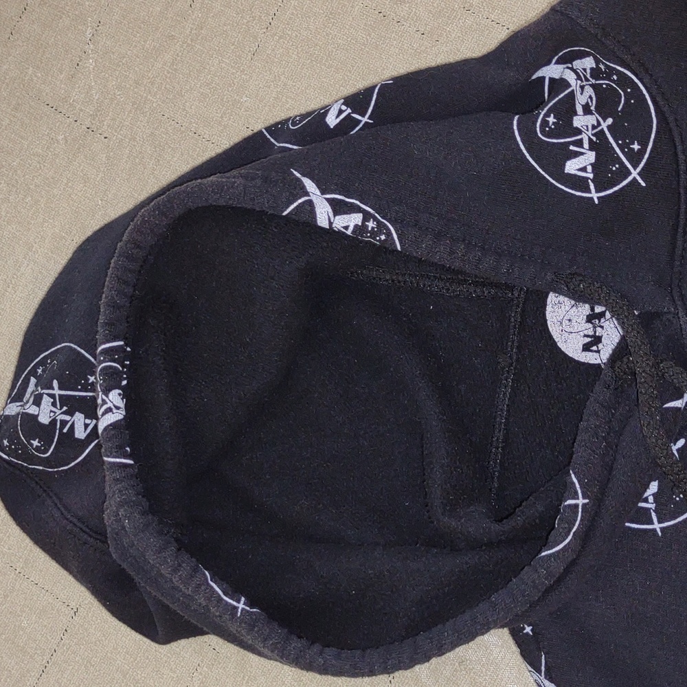 NASA Official Logo Space Shuttle Graphic Hoodie - Picture 8 of 11